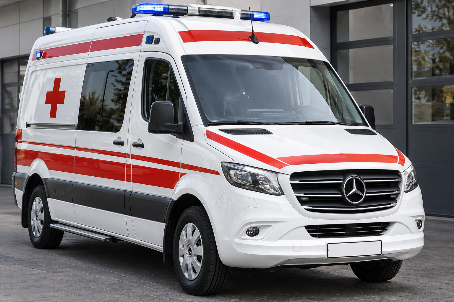 Ambulance Mercedes-Benz Vito — extérieur